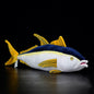 Yellowfin tuna plush toy