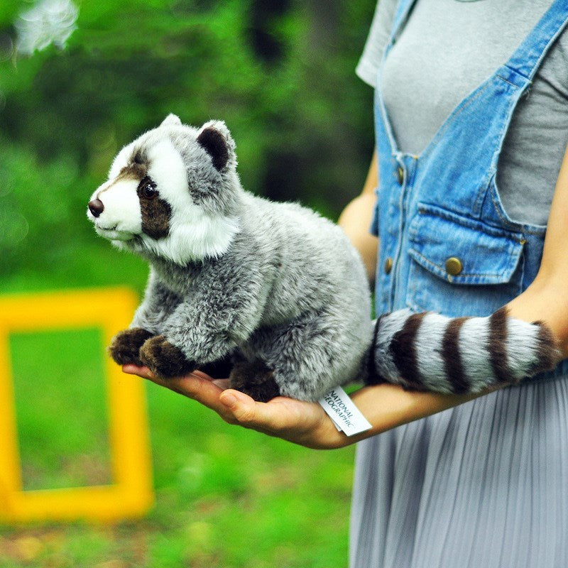 Raccoon simulation animal OEM custom plush doll