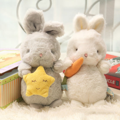 Bunny Plushies Stuffed Soft Baby Appease Toy Long Plush Hug Star Carrot Rabbit