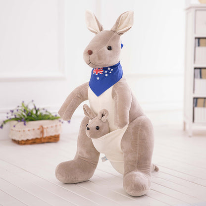 Mother And Child Kangaroo Doll Plush Toy