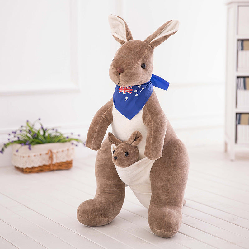 Mother And Child Kangaroo Doll Plush Toy