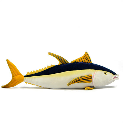 Yellowfin tuna plush toy