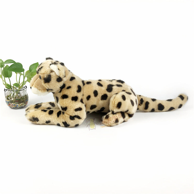 Cheetah Panther Jungle Animal Stuffed Plush Kids Toy Home Sofa Decor