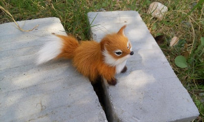 Realistic Fur Fox Plush