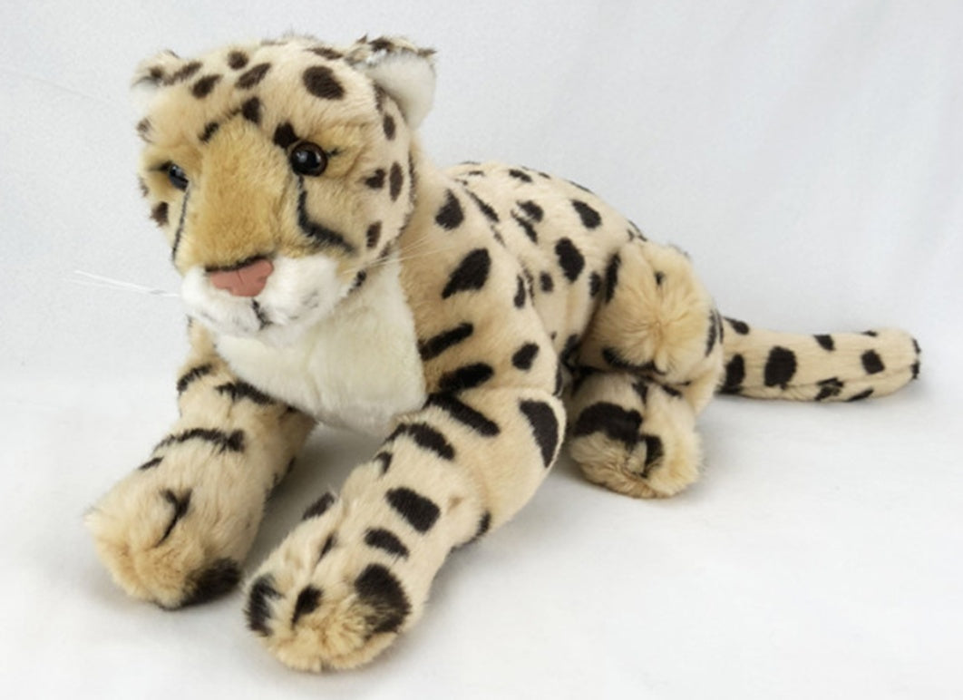 Cheetah Panther Jungle Animal Stuffed Plush Kids Toy Home Sofa Decor