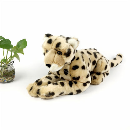 Cheetah Panther Jungle Animal Stuffed Plush Kids Toy Home Sofa Decor