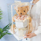 Bear Doll Eternal Rose Bouquet Birthday Gift