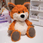 Fox Raccoon Plush Doll Forest Animal Friend Little Wolf Monkey