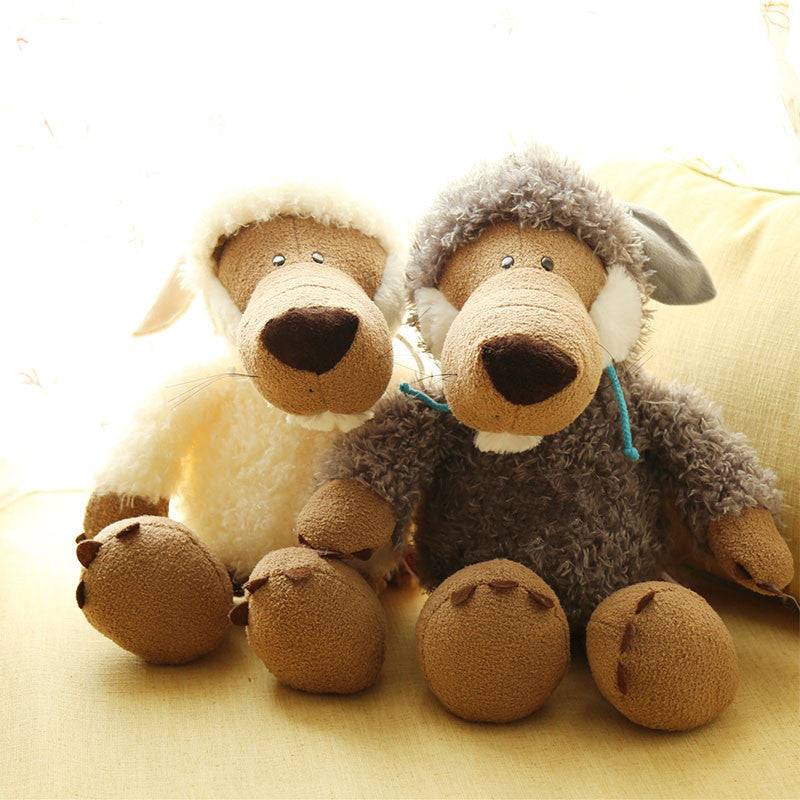 Stuffed Toy With PP Cotton Stuffed Wolf Doll