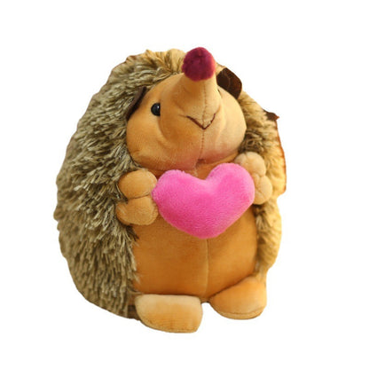 Hedgehog Plush With Cute Little Hedgehog Simulation Doll