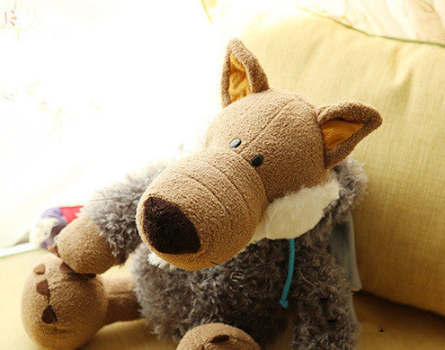 Stuffed Toy With PP Cotton Stuffed Wolf Doll