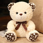 Seated Polka Dot Teddy Bear Doll Plush Toy