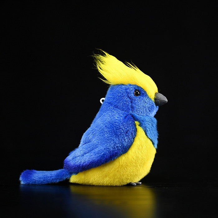 Coronet Bird Doll Simulation Plush Toy Pendant